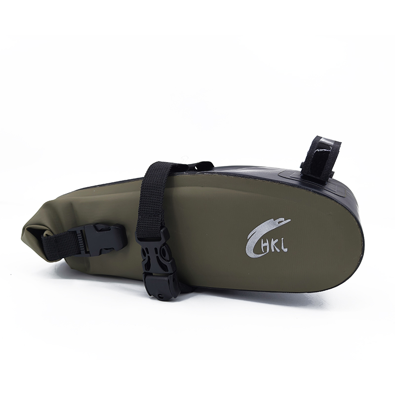 Wholesale Bike Bag Green Fully Waterproof Bicycle Saddle Bag