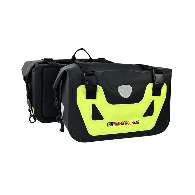 Spacious 25L Waterproof Motorcycle Saddlebags
