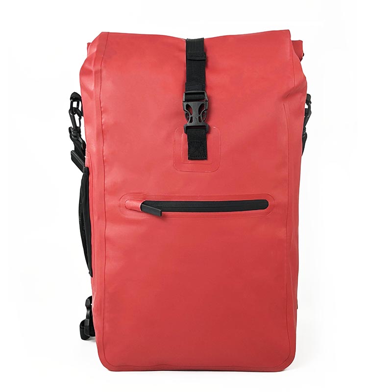 Wholesale Red Color PVC Waterproof Backpack For Outdoor Sport