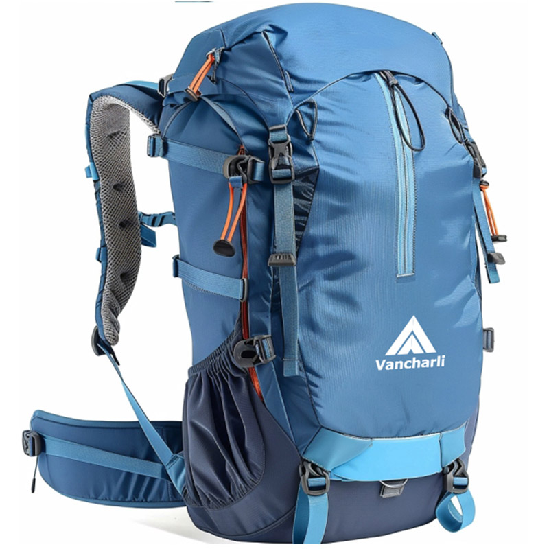 Vancharli Designer Blue Backpack For Hiking Camping