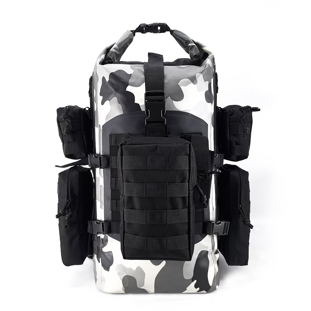Wholesale PVC Fully Waterproof Tactical Backpack With Molle System