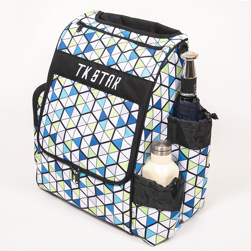 Custom 20+ Disc Capacity Durable Lightweight Disc Golf Bag For Sport