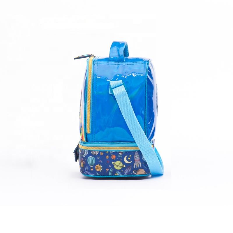 Cartoon Rocket Lunch Bag