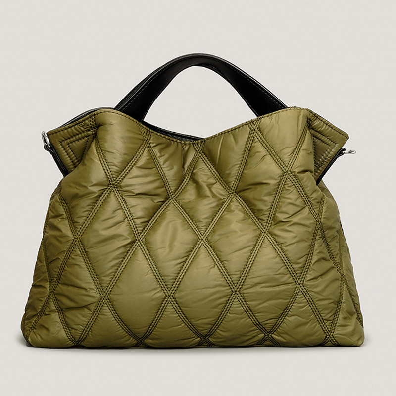 factory Custom Logo Spacious Quilted Tote Bags