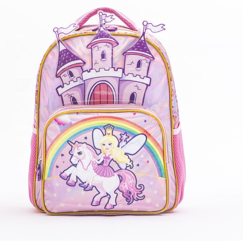 Wholelsae Custom Logo Cute Unicorn School Bags for Girls