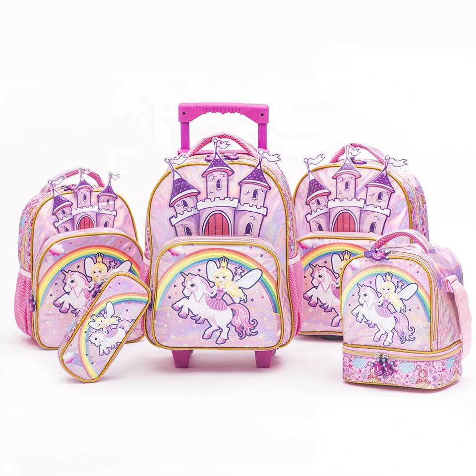 Wholelsae Custom Logo Cute Unicorn School Bags for Girls