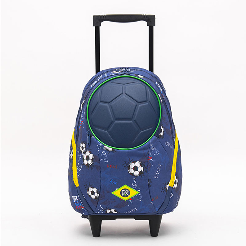 Wholesale Custom Logo Soccer-Inspired Trolley Backpacks