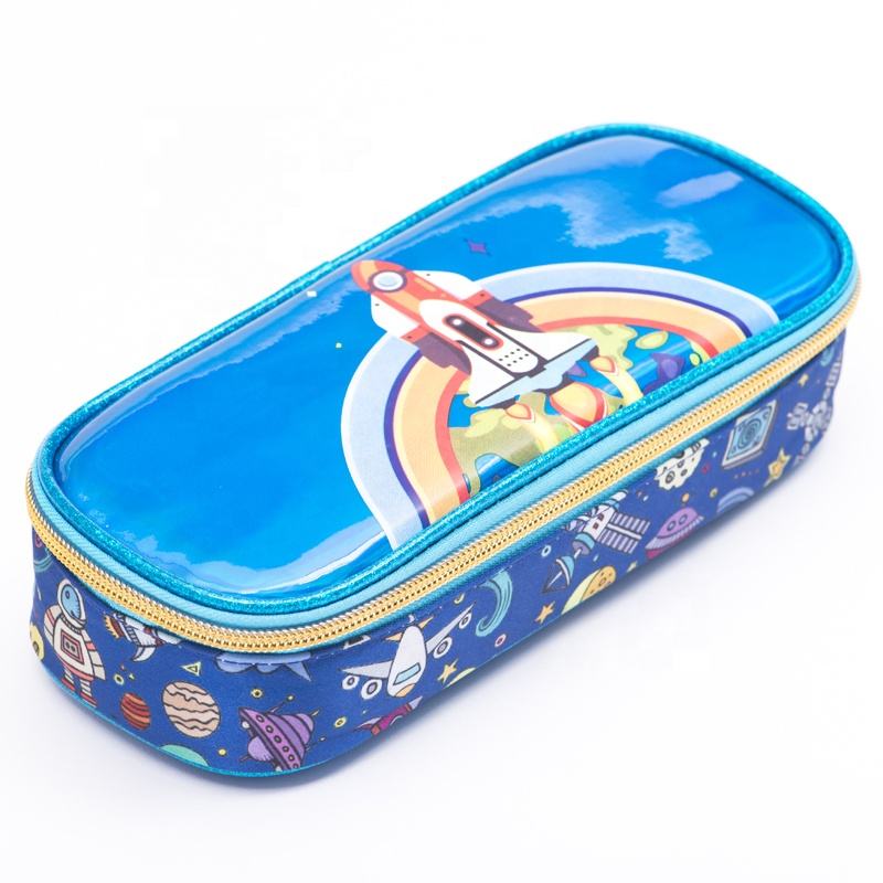 Wholesale Cartoon Cute Rocket Backpack Set