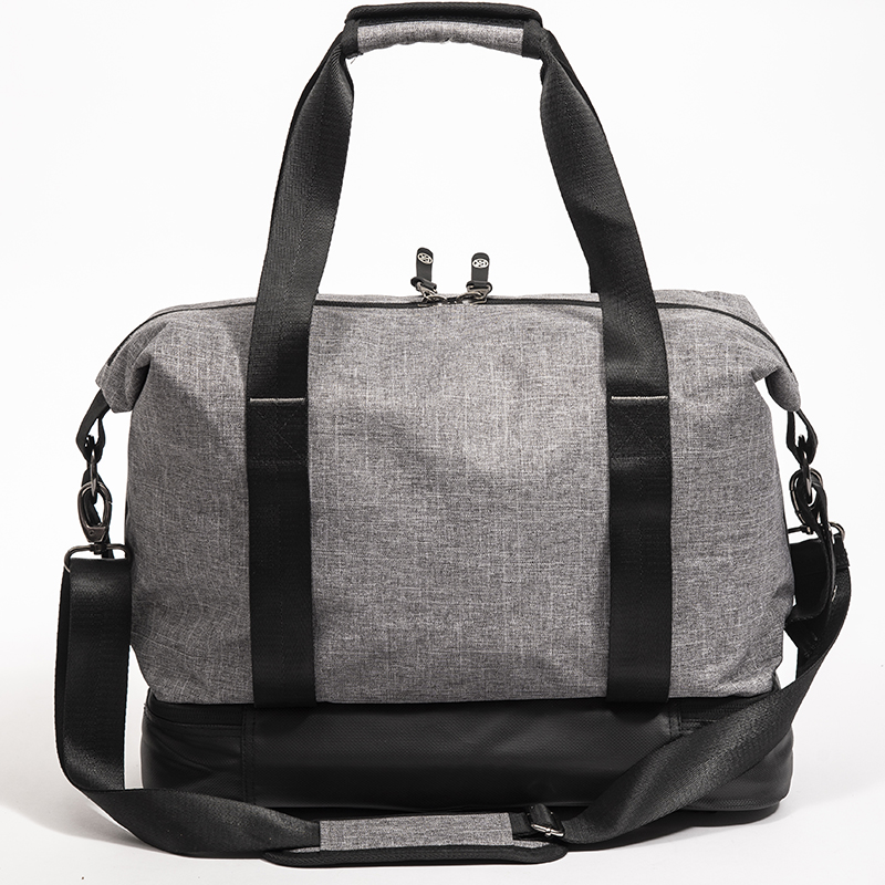 Gray Gym Bag