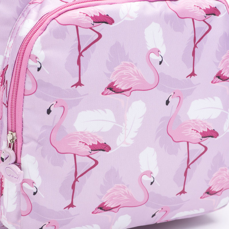 Pink Crane School Bag