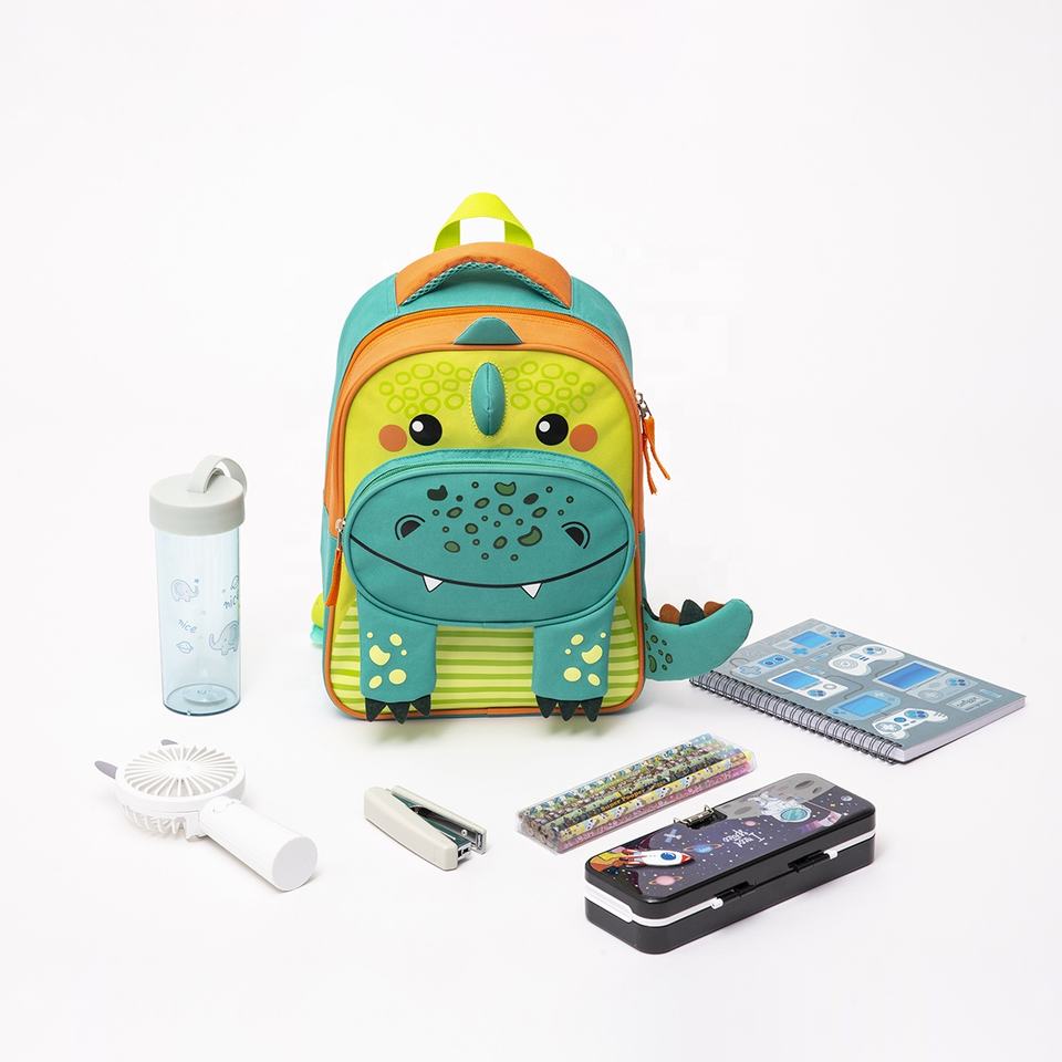 Cartoon Dinosaur School Backpack For Child