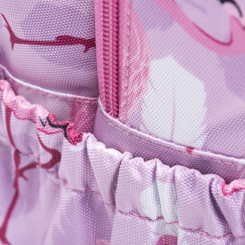 Pink Crane School Bag