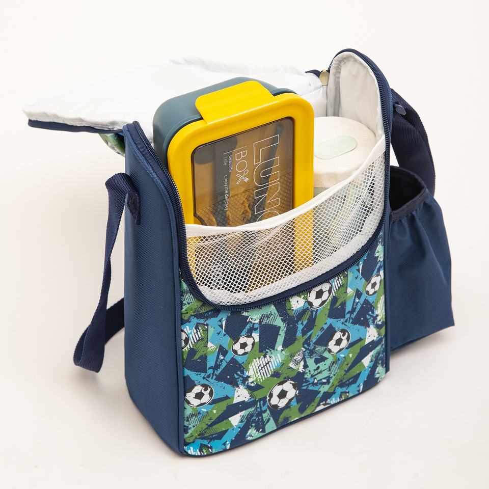 Soccer Lunch Bag With Pocket