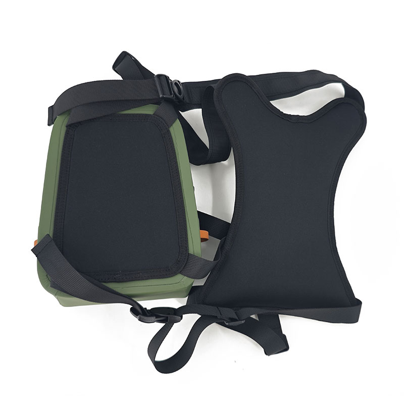 anchalri Military Green Waterproof Fishing Sling Bag (TPU/PVC)