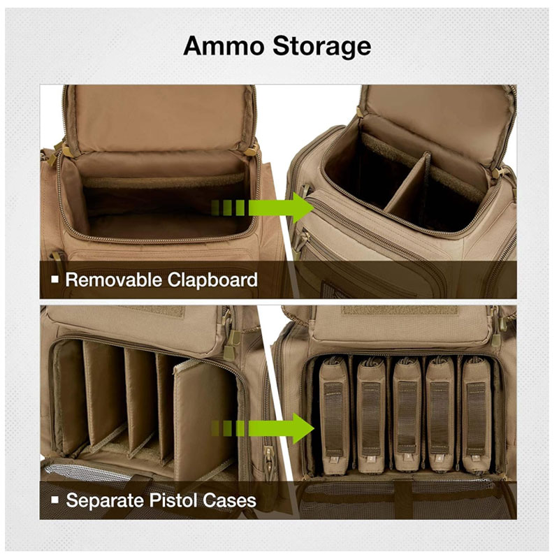 Wholesale Tactical Backpack OEM | Pro Shooting Range Bag with Ammo System