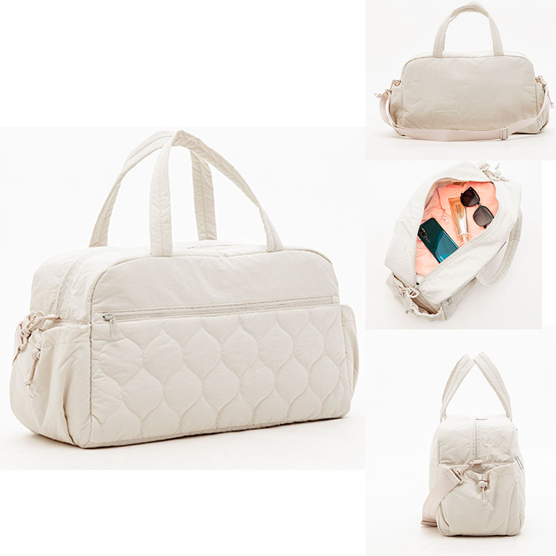 Eco Quilted Bag Wholesale | Bamboo Jacquard Travel Bag Custom