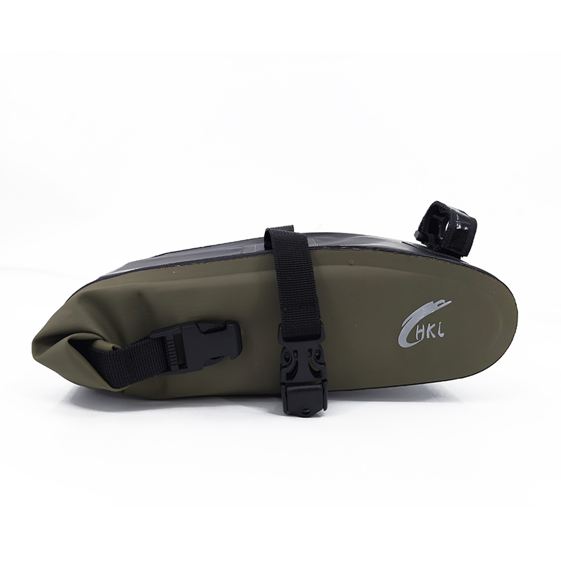 Bike Bag Supplier Wholesale Green Fully Waterproof Bicycle Saddle Bag