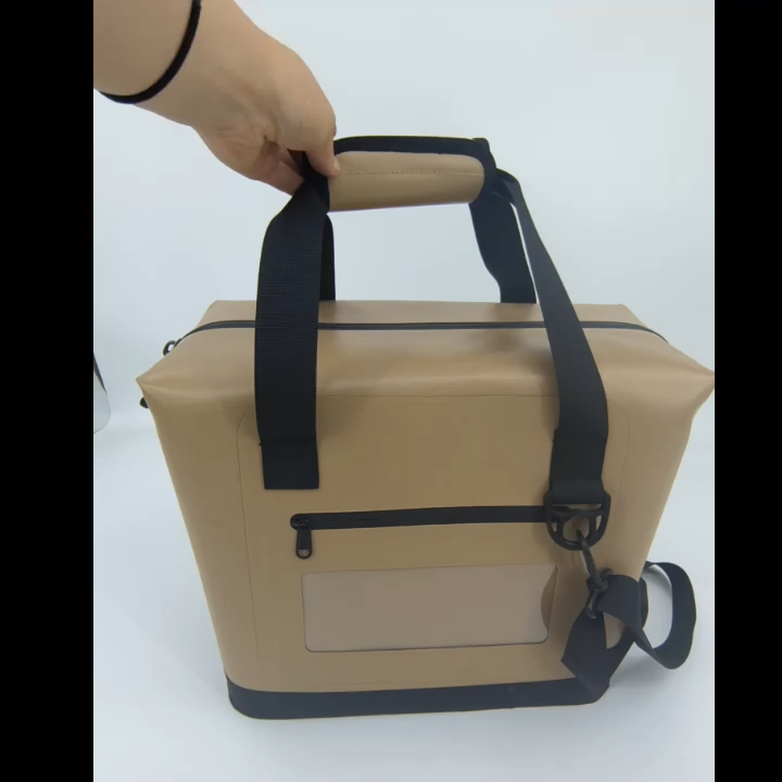 Vancharli Wholesale Fully Waterproof Brown ice Box Cooler Tote Bag