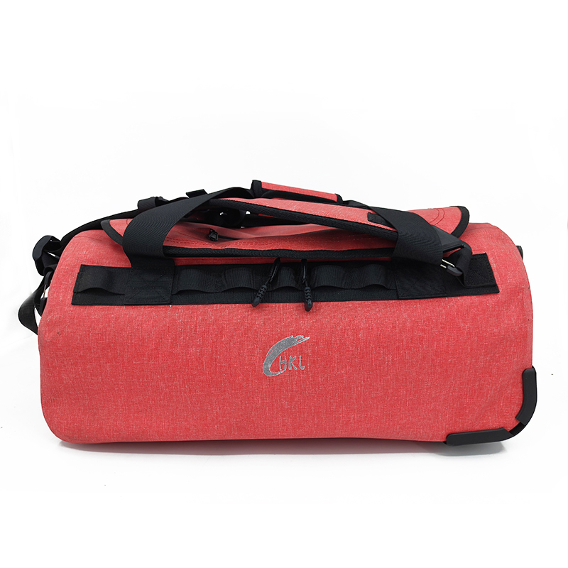Wholesale Red Color Waterproof Trolley Bag Duffel For Unisex