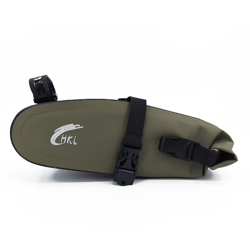 Bike Bag Supplier Custom Green Fully Waterproof Bicycle Saddle Bag