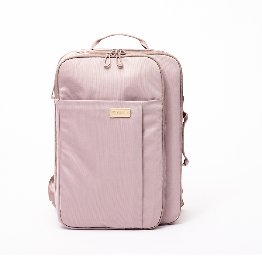 Wholesale Custom Logo Pink Color Business Bag Set For Unisex