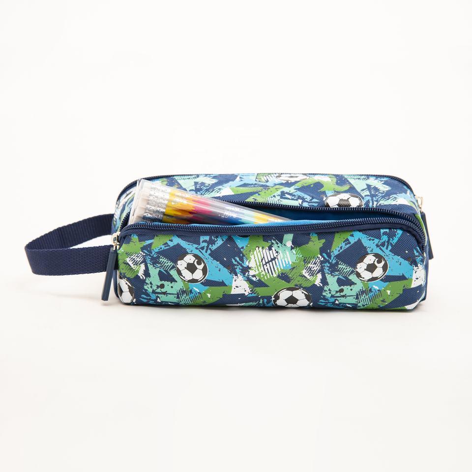 Wholesale Kids Cartoon Soccer Pencil Bags For School