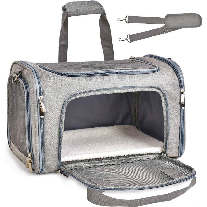 Wholesale Travel Puppy Carrier Dog Carrier for Small Medium Cats PuppiesCollapsible