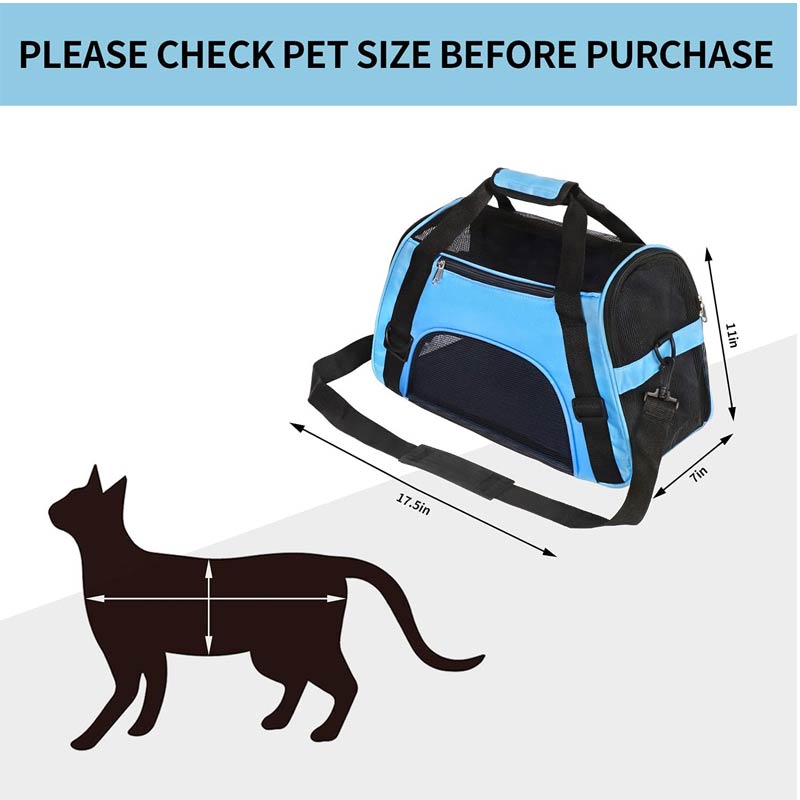 Soft Sided Pet Carrier Bag