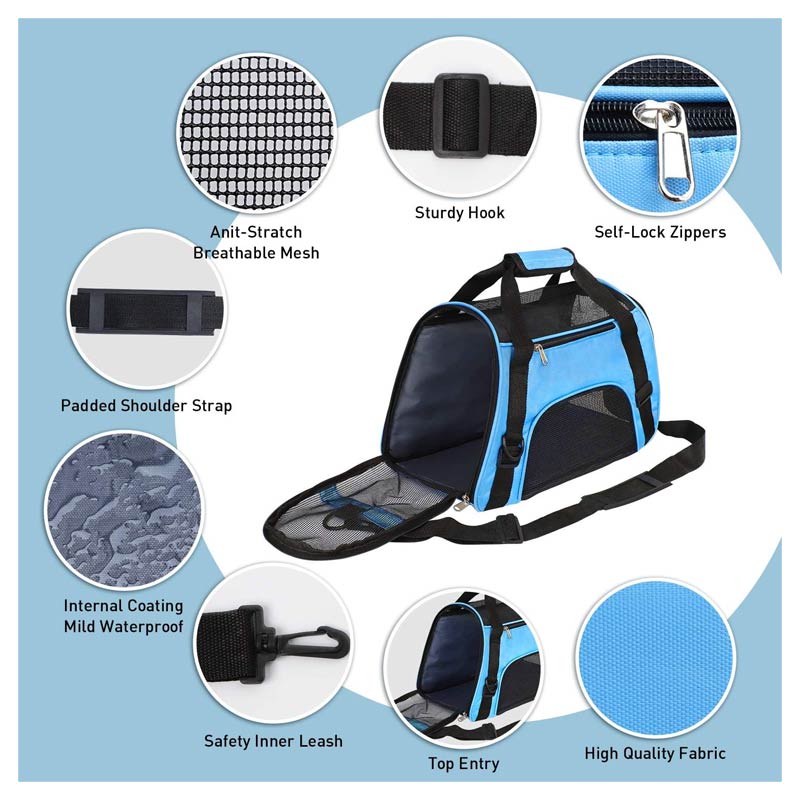 Soft Sided Pet Carrier Bag