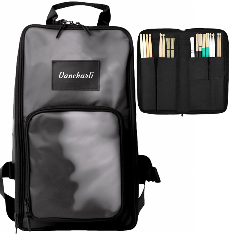 Custom Professional Drum Stick Bag with an External Pocket