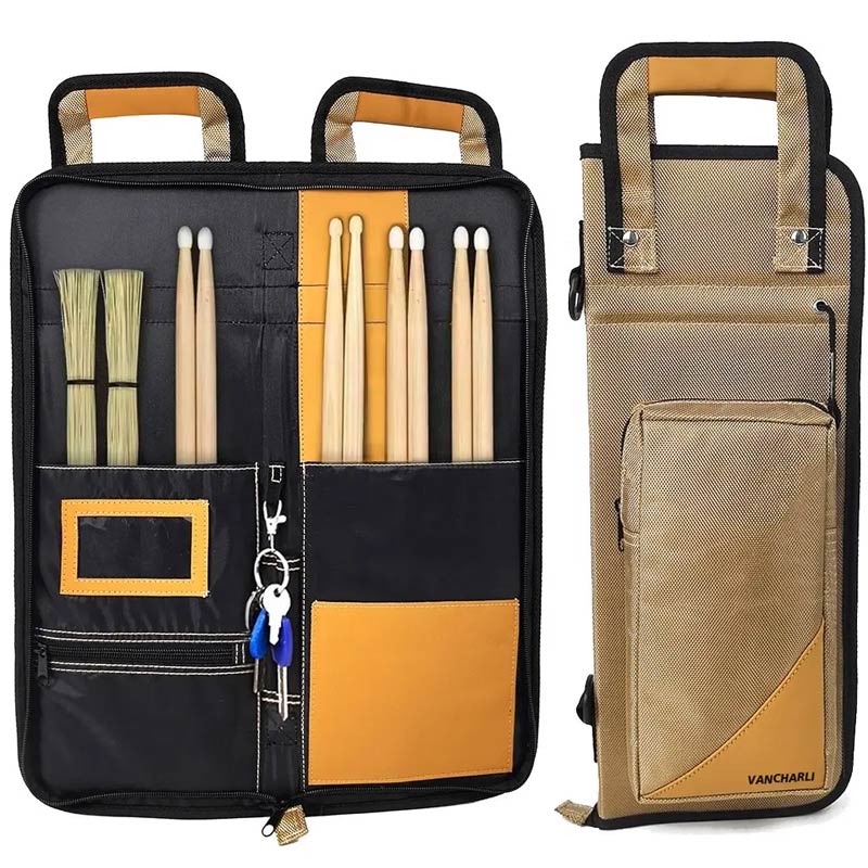 Customized Musical Drumstick Holder Premium Portable Sticks Bag