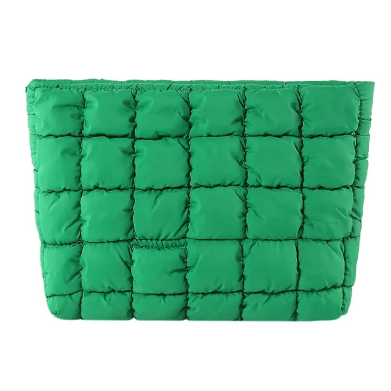 Wholesale Custom Logo Quilted Cosmetic Bag With China Factory