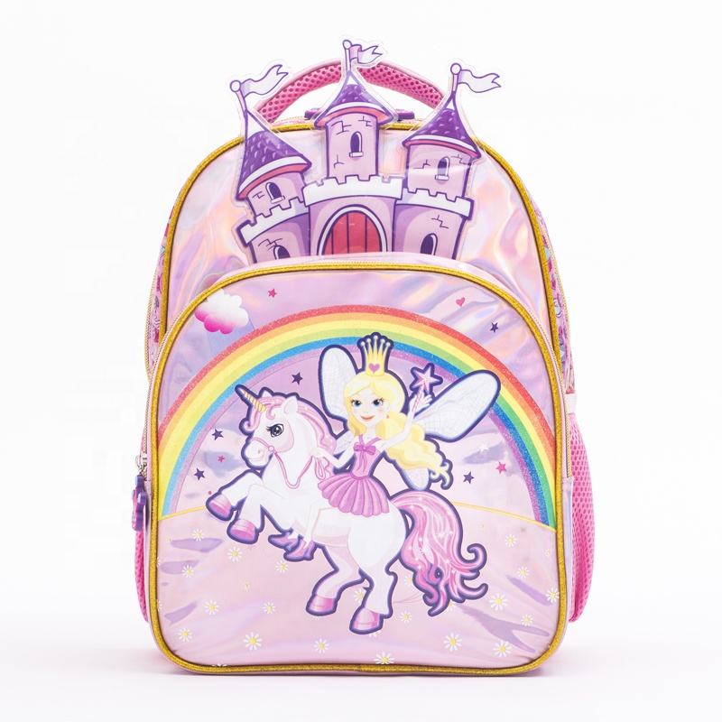 Wholelsae Custom Logo Cute Unicorn School Bags for Girls