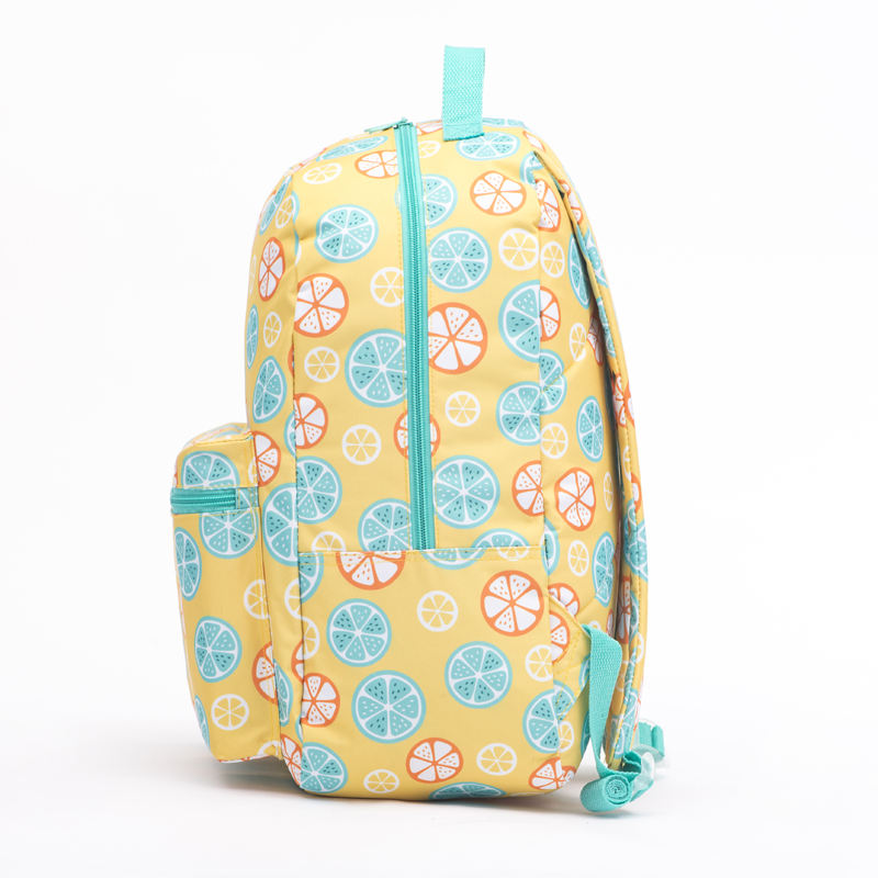 Yellow School Backpack