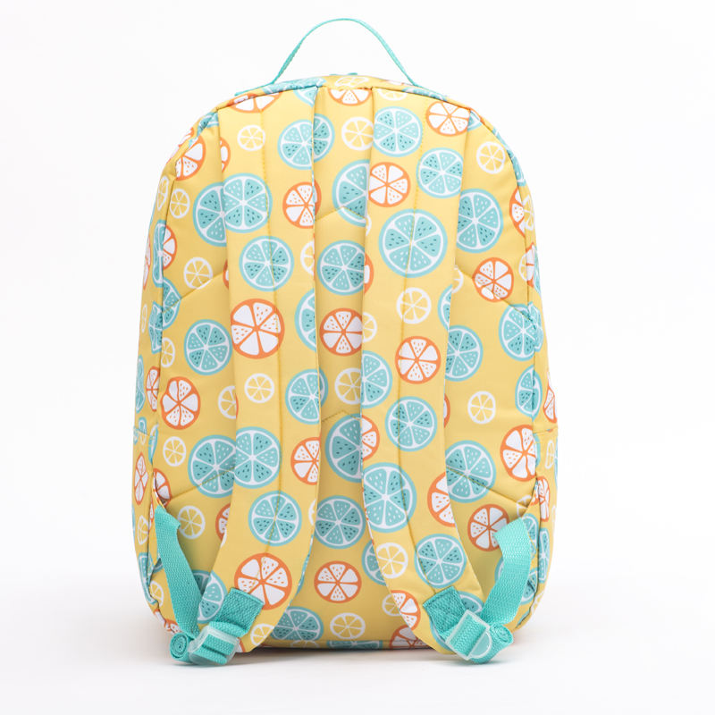 Yellow School Backpack