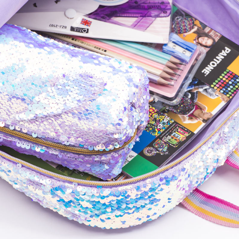 Sequin School Backpack