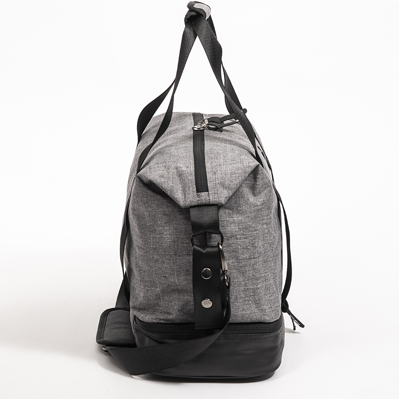 Gray Gym Bag