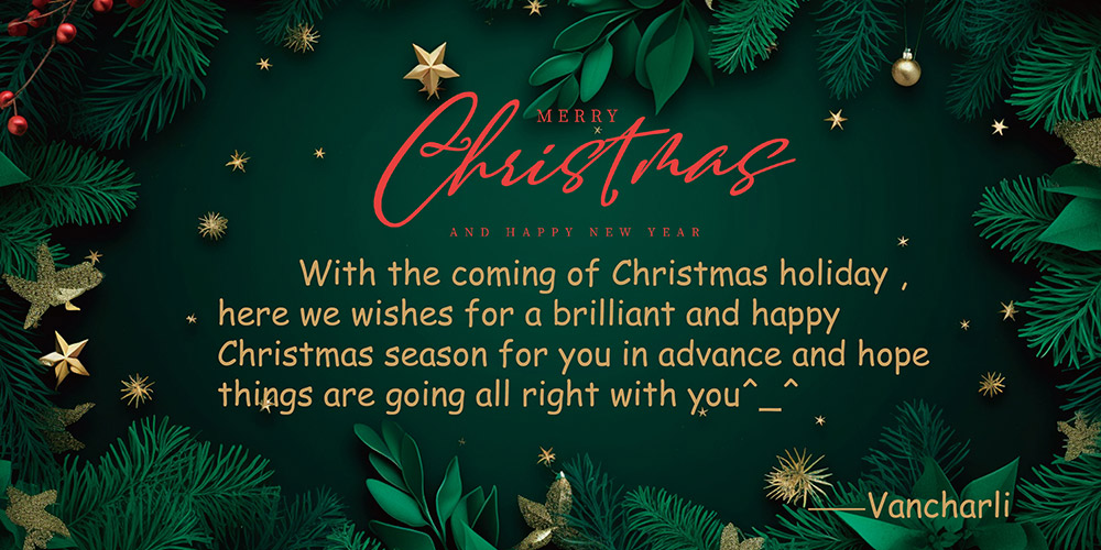 Vancharli Wishes You a Merry Christmas