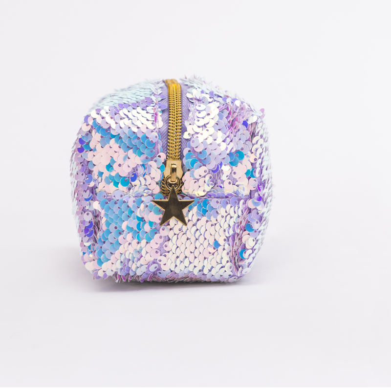 Sequin Pencil Bag For Gilr