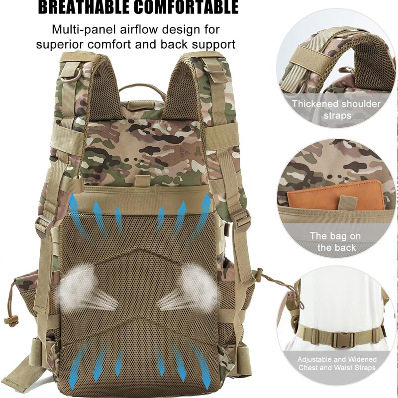 Wholesale Custom Tactical Backpack | 50L Ballistic Nylon MOLLE System