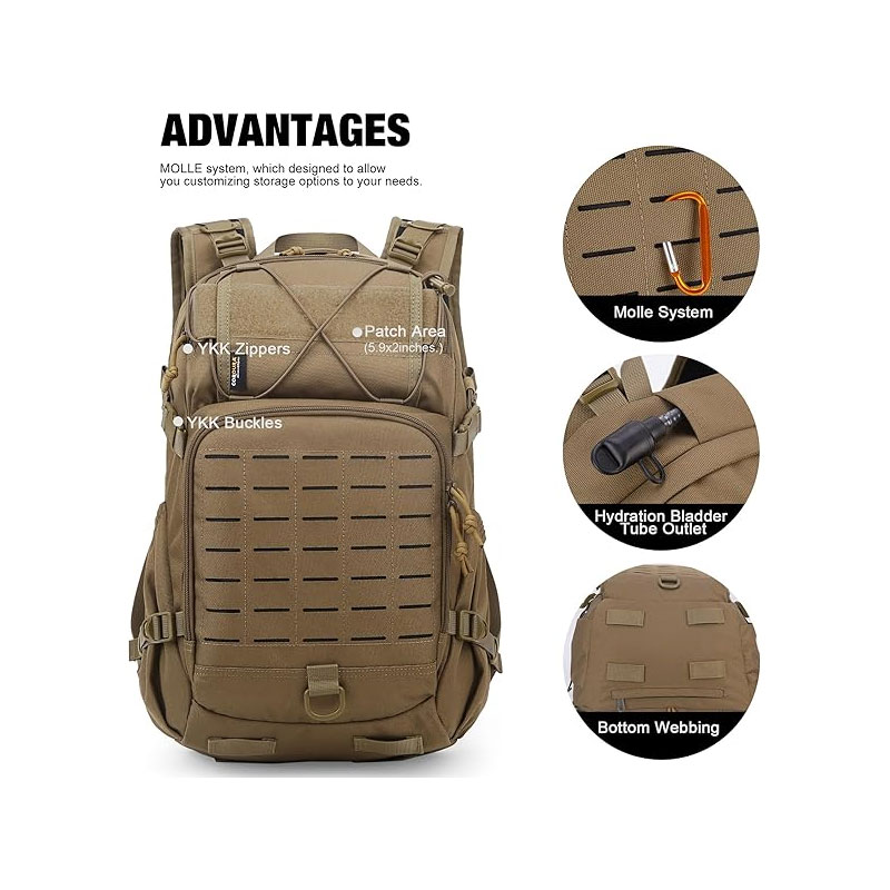 Wholesale Custom Tactical Backpack | 915D 25L MOLLE System