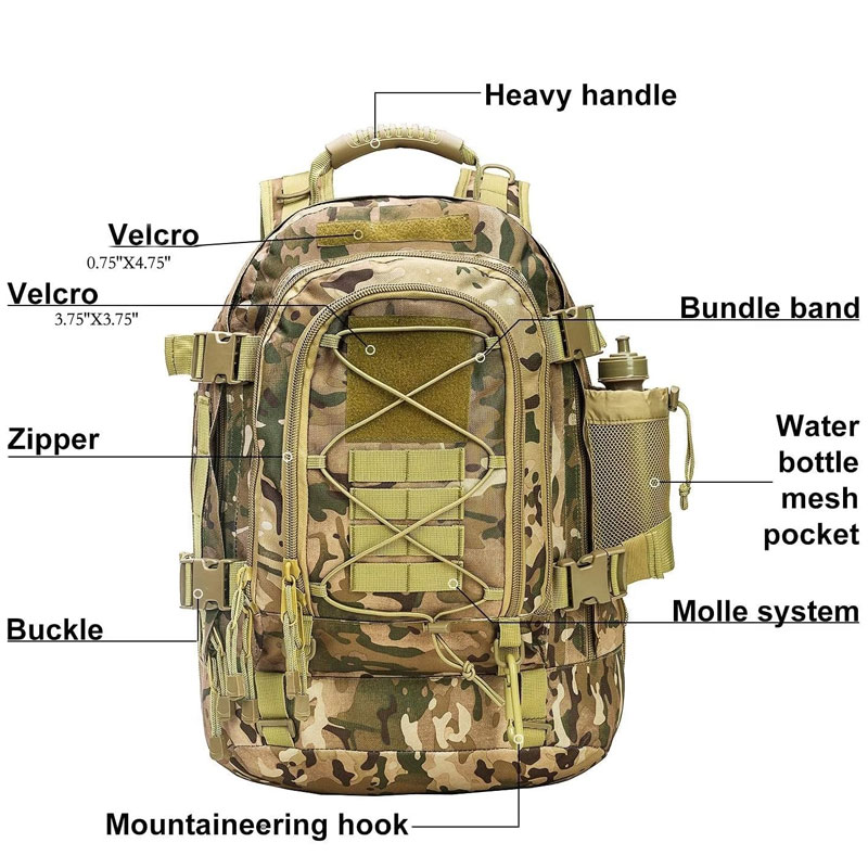 Wholesale Custom Tactical Backpack | 600D Expandable MOLLE System