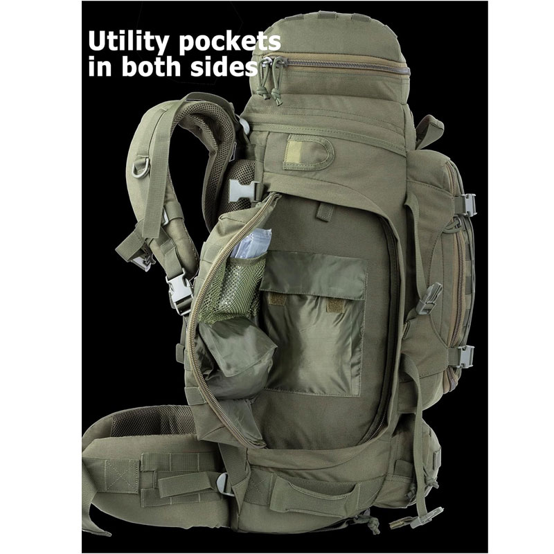 70L MOLLE Tactical Hiking Pack