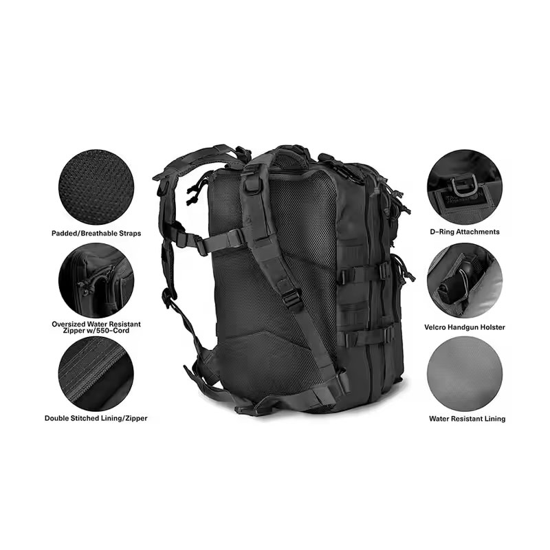 Military Tactical Backpack OEM | CCW Ready Adjustable Daypack