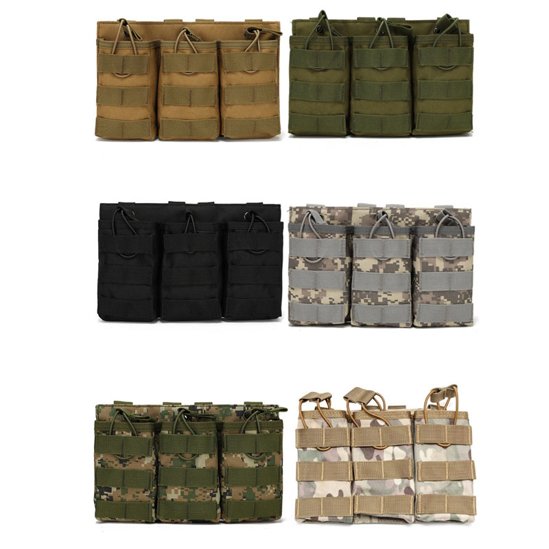 Wholesale Tactical Triple Magazine Pouch | Molle Quick-Dry Oxford Fabric