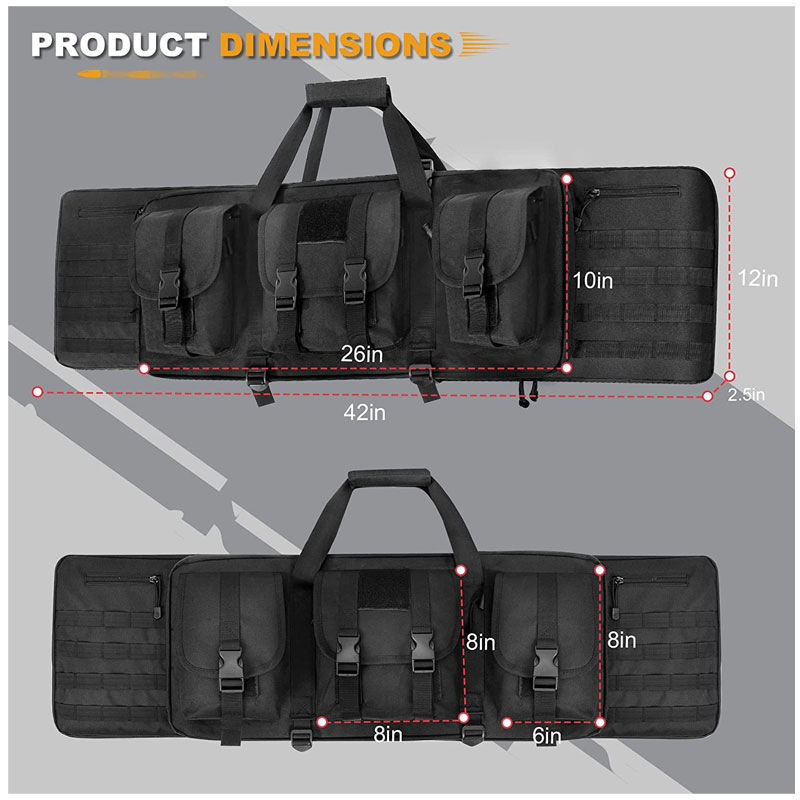 Wholesale Tactical Double Rifle Case