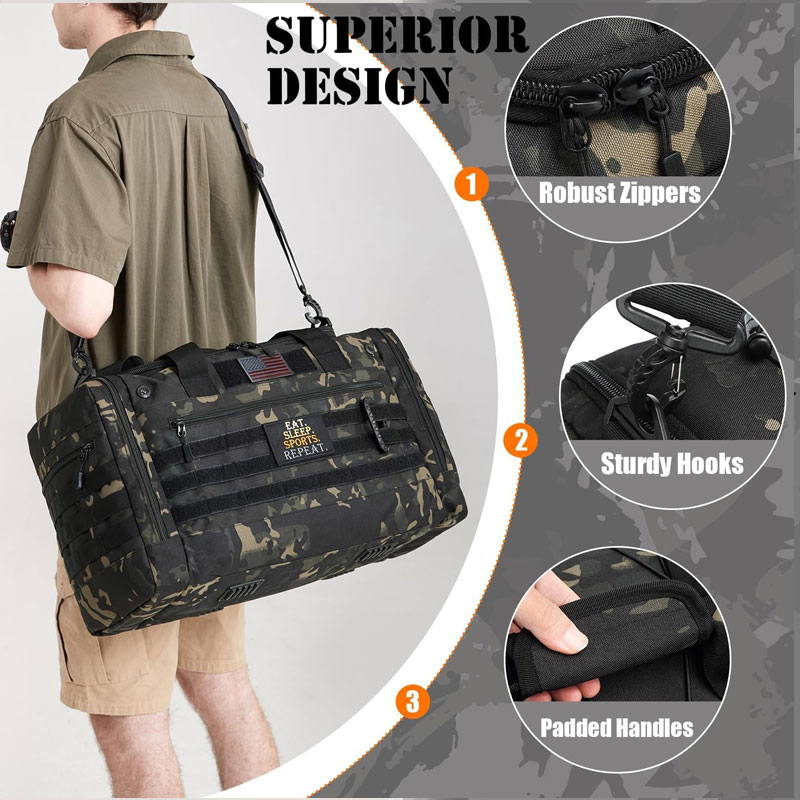 45L Tactical Duffle Bag Wholesale | Waterproof Gym Bag Factory