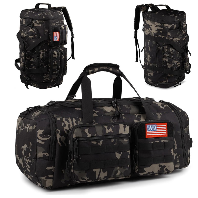 50L 3-in-1 Gym Duffle Wholesale | Water-Resistant OEM Custom