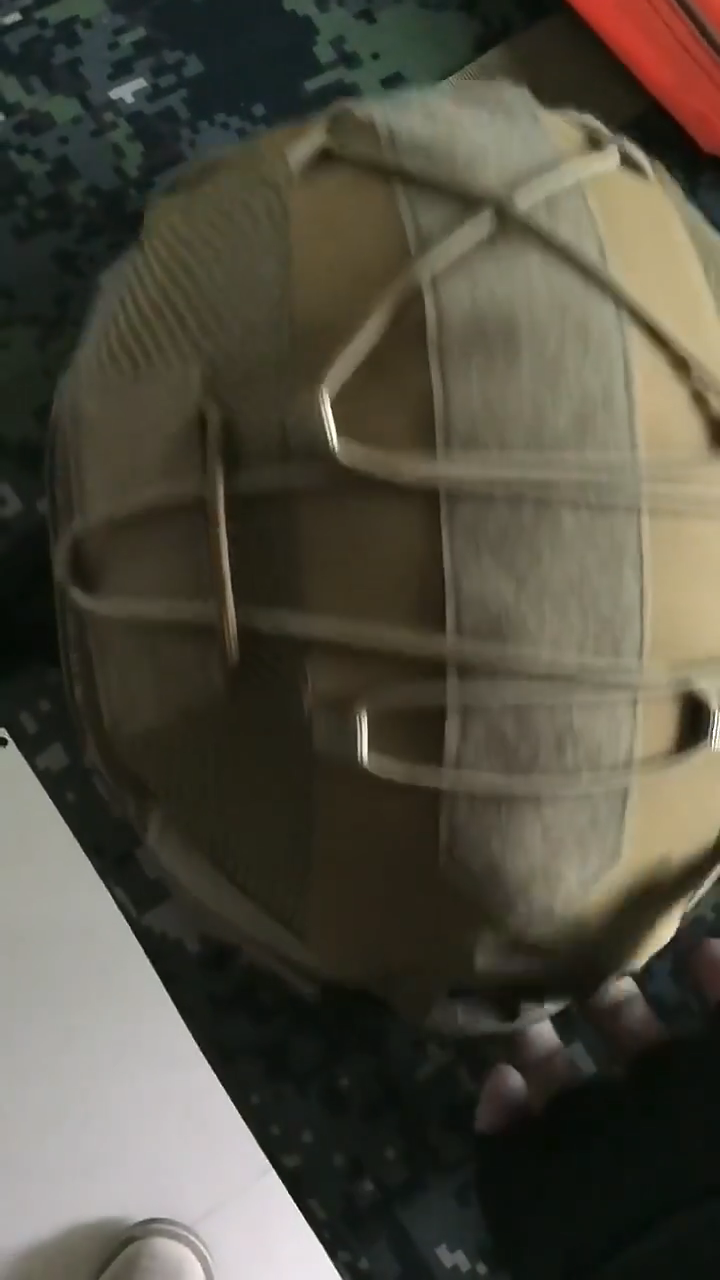 Military Helmet Camo Cover | NVG-Ready 500D Nylon OEM