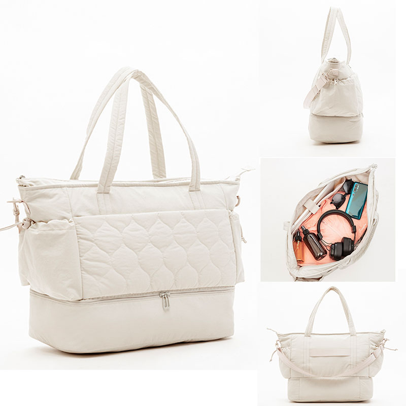 Eco Quilted Bag Wholesale | Bamboo Jacquard Travel Bag Custom